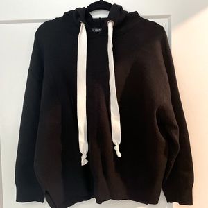 ZARA knit black hoodie